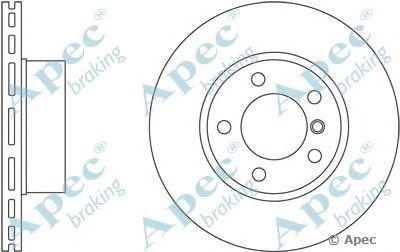 APEC BRAKING dsk2459 -  Тормозной диск